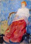 Dufy Raoul Portrait of Suzanne Dufy the Artists Sister - Hermitage
